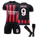 Milan home football jersey set sports jersey eprolo